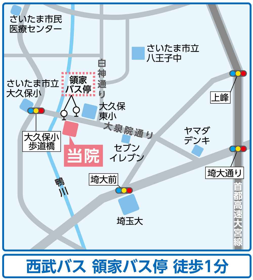 おぎしま内科　アクセスマップ